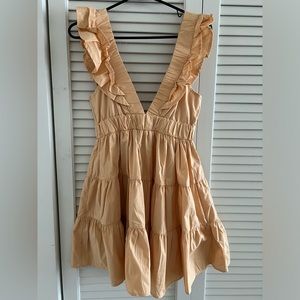 Abercrombie & Fitch ruffle tiered mini dress